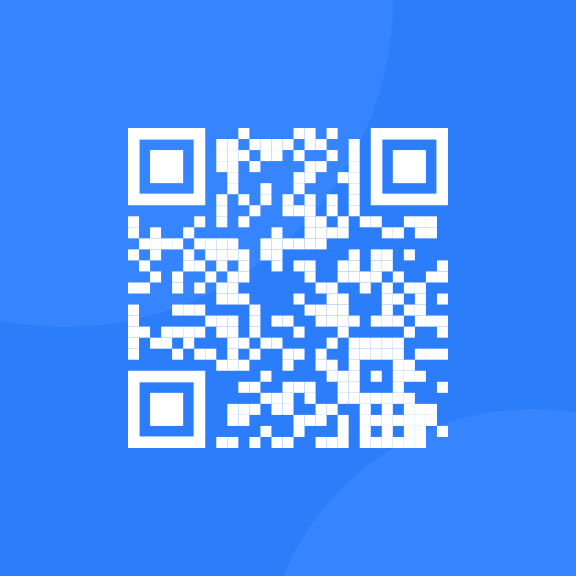 qr code above text